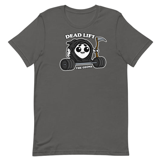 The Geons Dead Lift T-shirt in Asphalt
