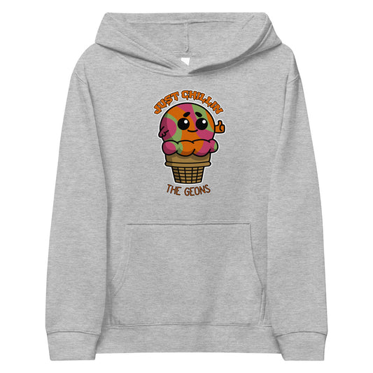 The Geons Rainbow Sherbet Athletic Heather Youth Hoodie