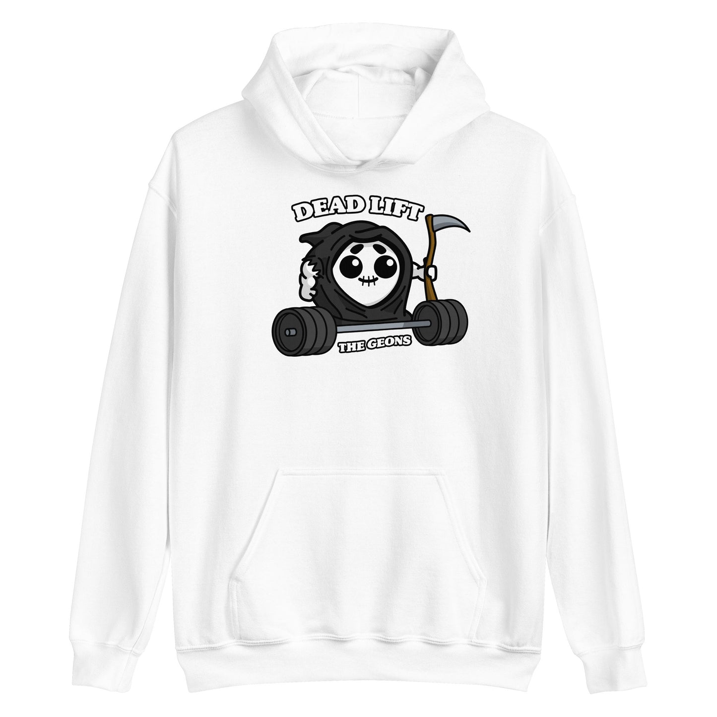 The Geons Dead Lift Hoodie in White