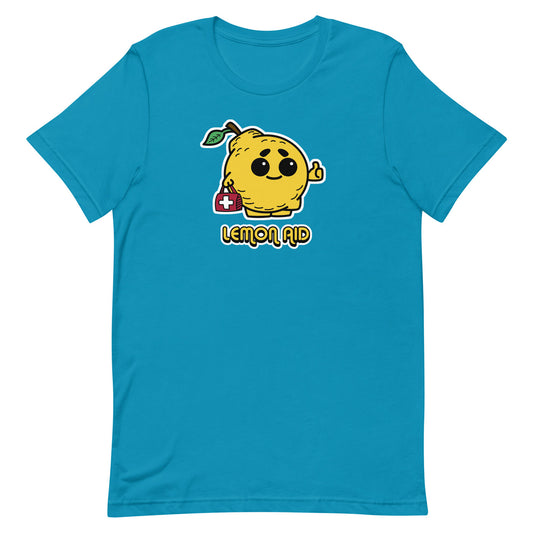 The Geons Lemon Aid Tee Aqua