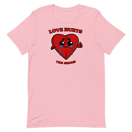 The Geons Love Hurts Pink Tee