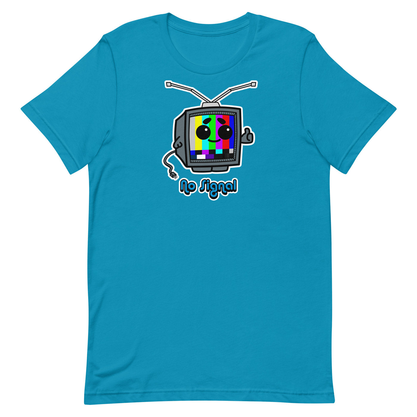 The Geons No Signal Tee Aqua