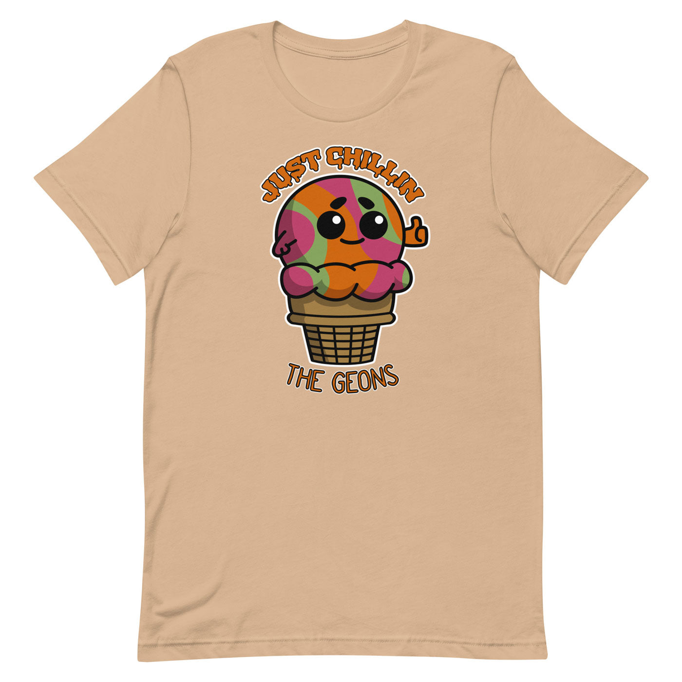 The Geons Rainbow Sherbet Tan Tee